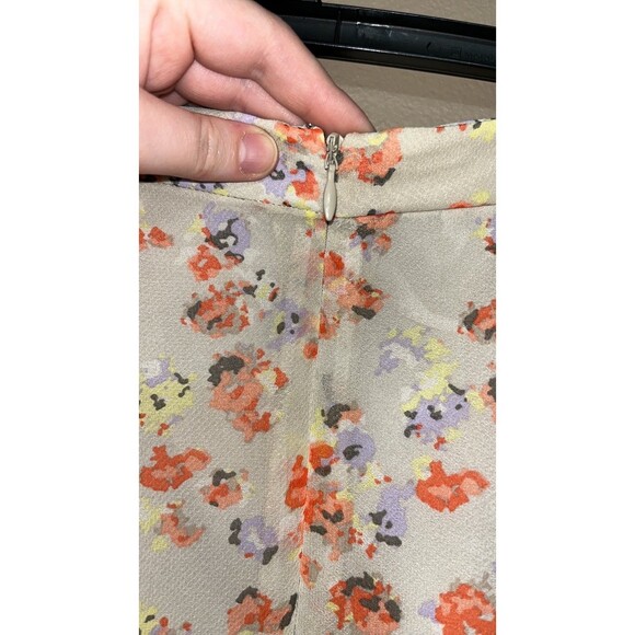 Women’s BCBGeneration multicolored spring floral print mini skirt size 6 summer - Picture 5 of 7